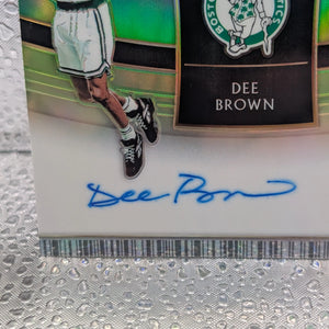 2018-19 Select In Flight Signatures Dee Brown /99 Celtics Green FRENLY BRICKS - Open 7 Days