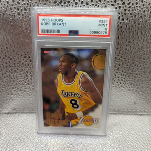 1996 Hoops Kobe Bryant #281 PSA 9 Graded FRENLY BRICKS - Open 7 Days