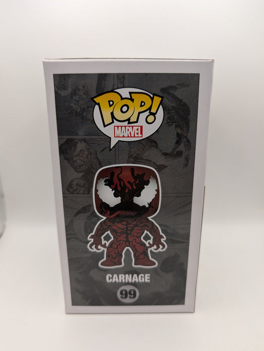 Funko POP! Marvel - Carnage #99 Vinyl Bobble-Head FRENLY BRICKS - Open 7 Days