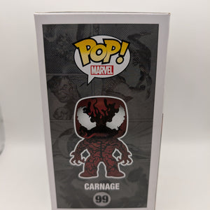 Funko POP! Marvel - Carnage #99 Vinyl Bobble-Head FRENLY BRICKS - Open 7 Days