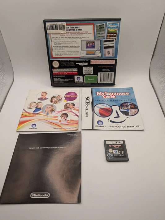 My Japanese Coach - Nintendo DS, Manual, Video Game, Vintage, PAL FRENLY BRICKS - Open 7 Days