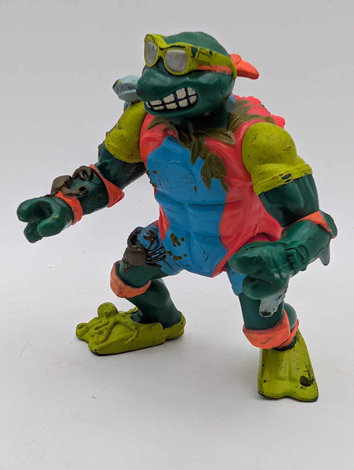 1990 Teenage Muntant Ninja Turtles Mike The Sewer Surfer Michelangelo Vintage