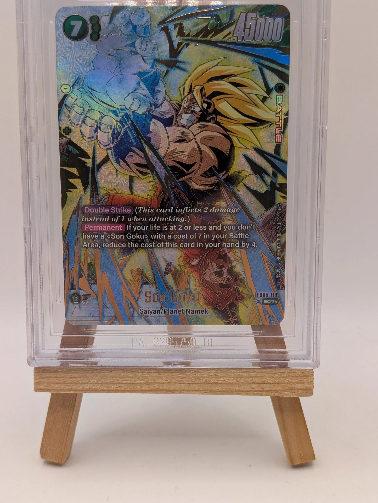 Son Goku FB05-119 SCR Alt Alternate Art DBS Fusion World New Adventure NM BGS 9.5 FRENLY BRICKS - Open 7 Days