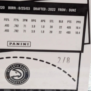 2022-23 Panini NBA Hoops AJ griffin /8 Rookie FRENLY BRICKS - Open 7 Days