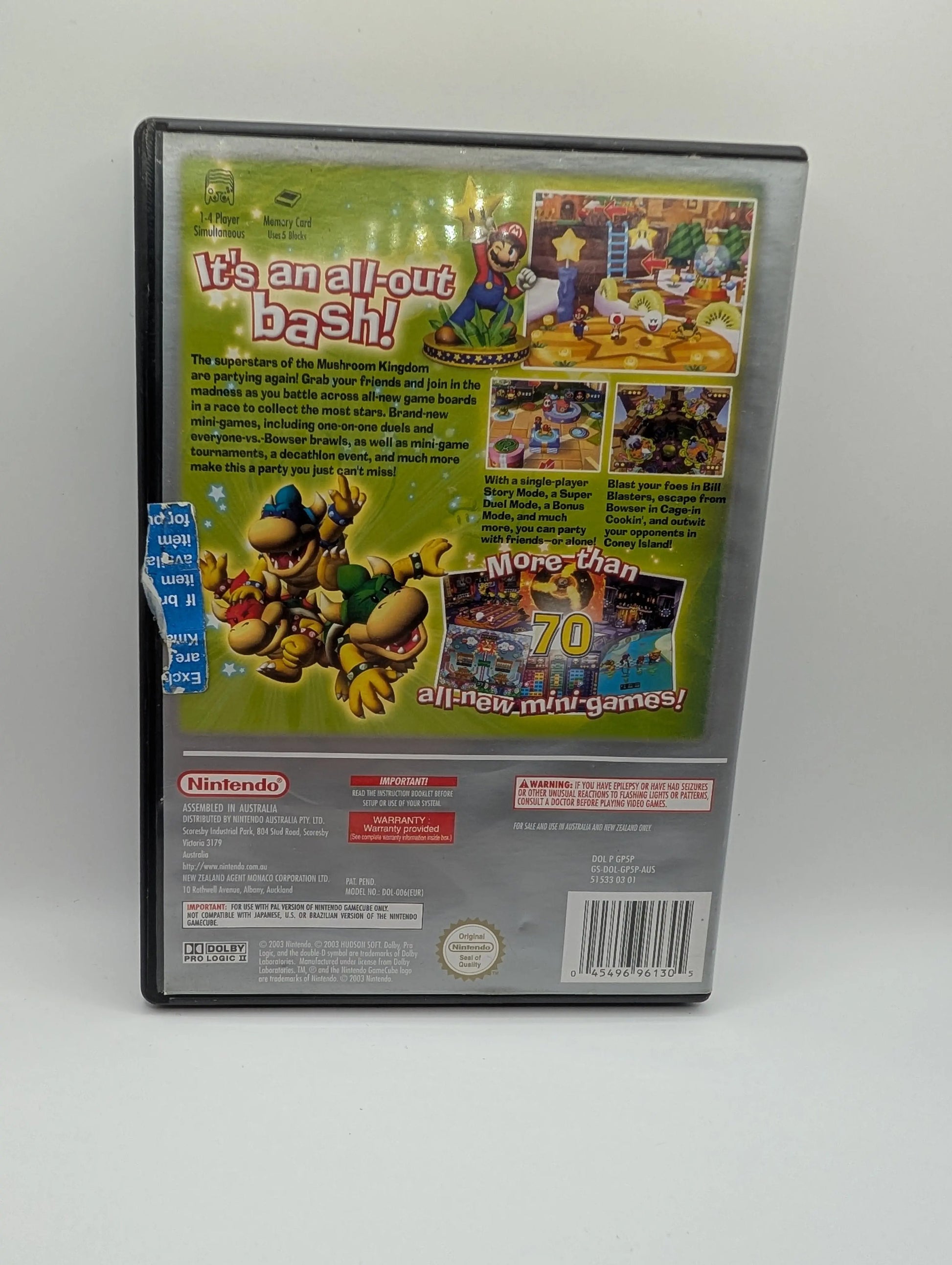 Mario Party 5 Gamecube AUS PAL "Players Choice" Edition Nintendo Video Game FRENLY BRICKS - Open 7 Days