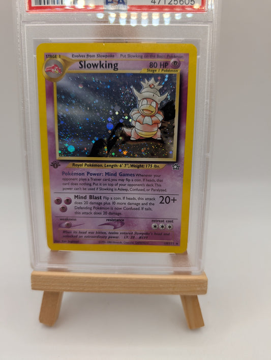 2000 Pokémon Neo Genesis Slowking Holo #14 PSA 7 NM WOTC Vintage Rare FRENLY BRICKS - Open 7 Days