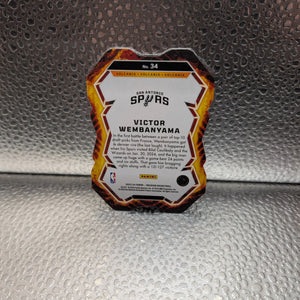 Victor Wembanyama Obsidian Volcanic Spurs RC Panini FRENLY BRICKS - Open 7 Days