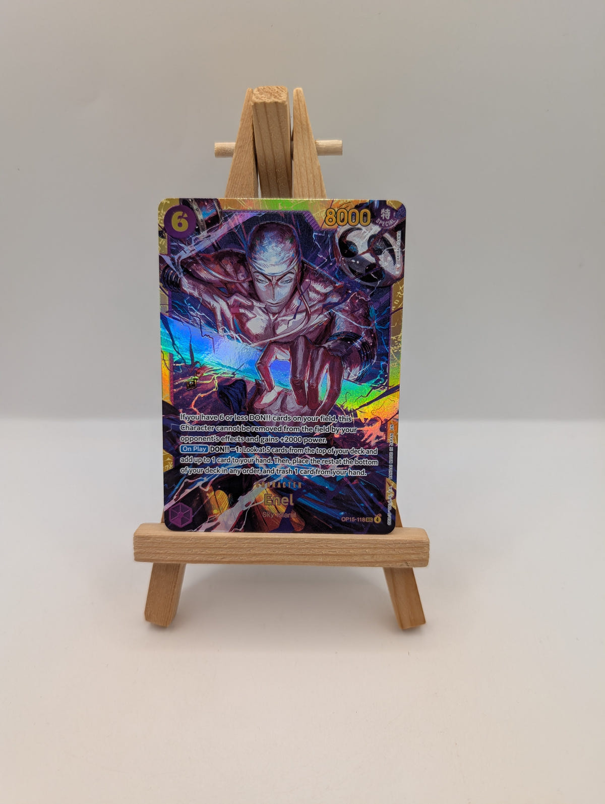 Enel OP15-118 Adventure on Kami's Island *SEC* NM One Piece Card FRENLY BRICKS - Open 7 Days image 1