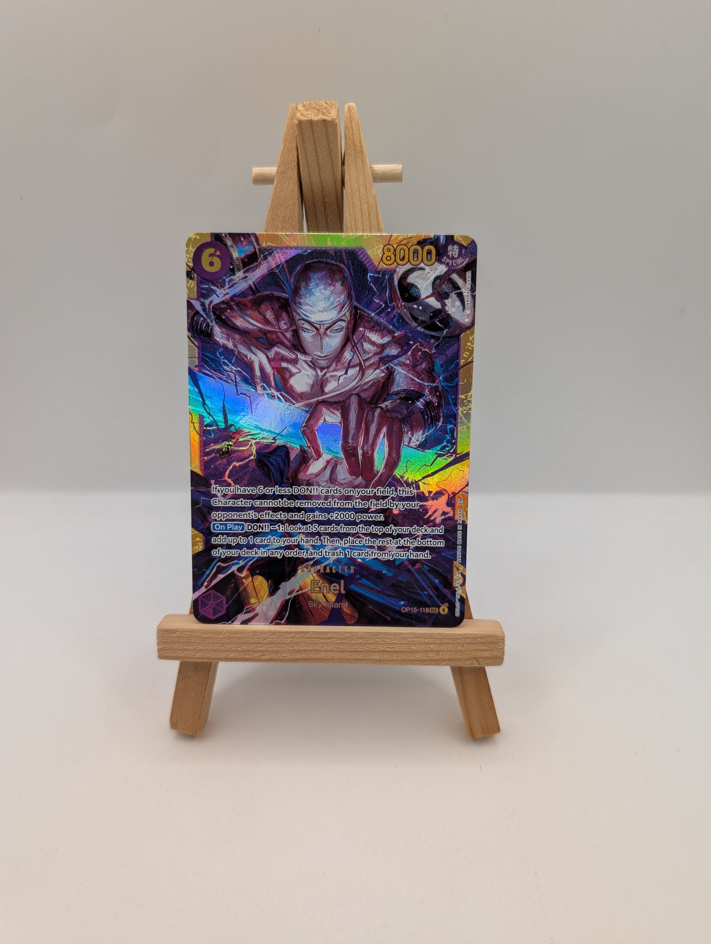 Enel OP15-118 Adventure on Kami's Island *SEC* NM One Piece Card FRENLY BRICKS - Open 7 Days