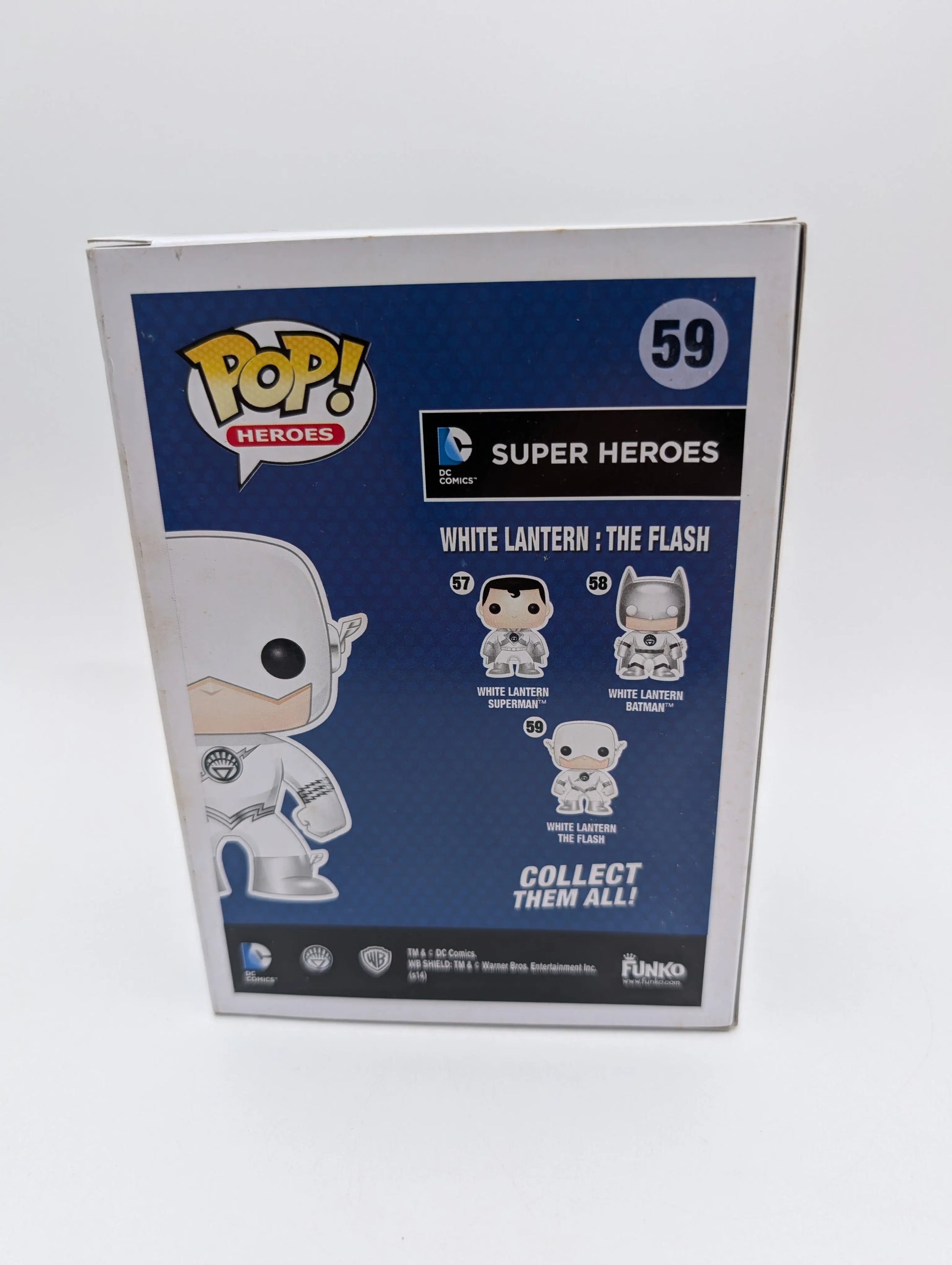 Funko Pop Vinyl! DC Super Heroes White Lantern Flash (#59) FRENLY BRICKS - Open 7 Days