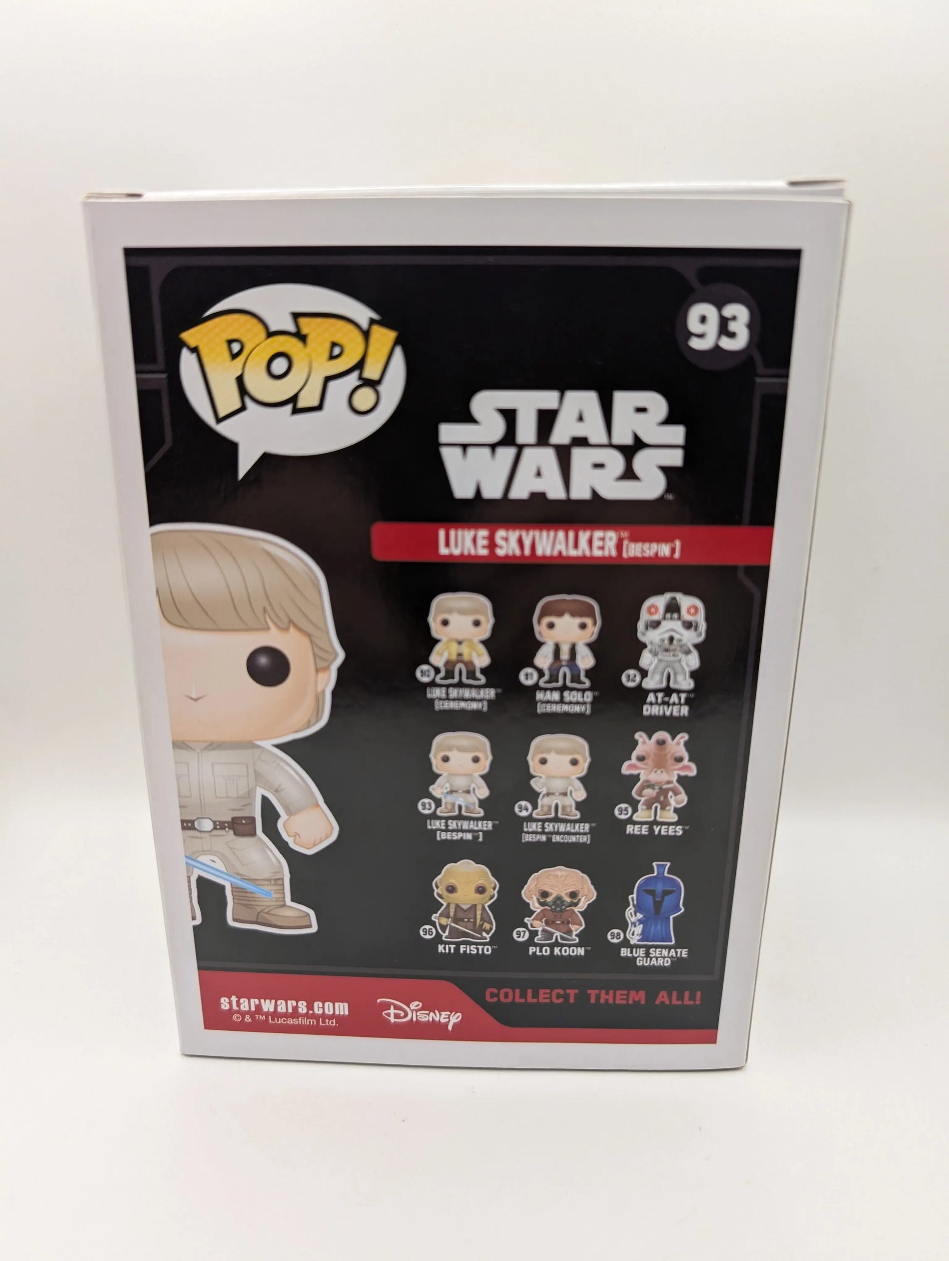 Funko Pop! 2016 Star Wars Luke Skywalker (Bespin) #93 FRENLY BRICKS - Open 7 Days image 3