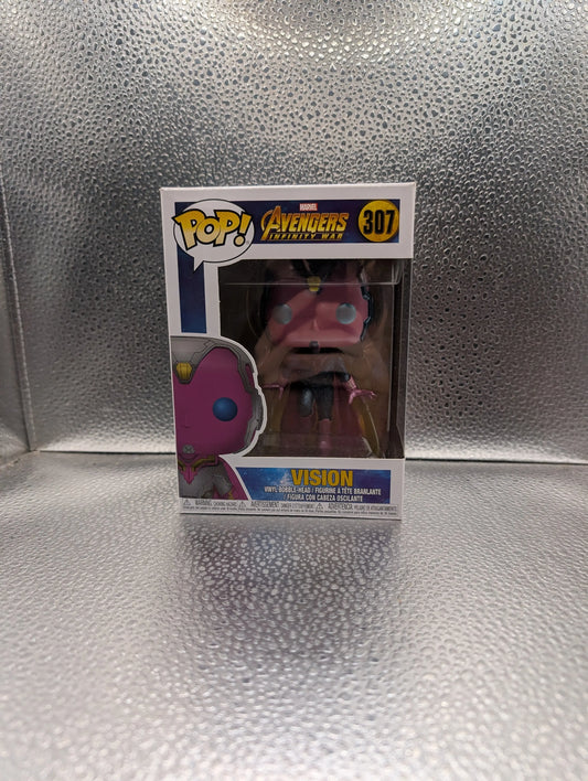 FUNKO Pop Vinyl Vision Marvel #307 FRENLY BRICKS - Open 7 Days