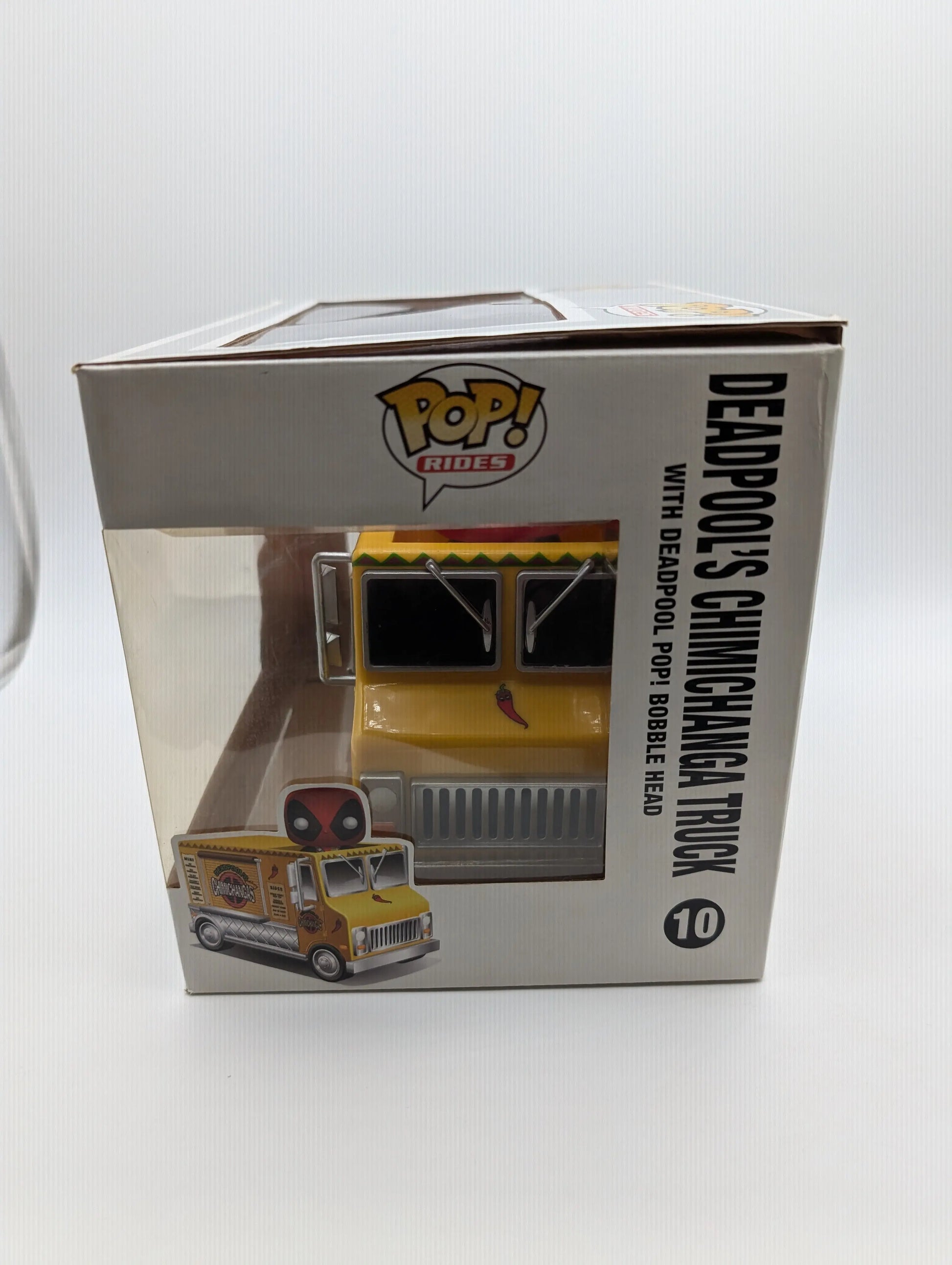 Deadpool’s Chimichanga Truck 10 ~ Marvel ~ Funko Pop Vinyl ~ Suit Out Of Box OOB FRENLY BRICKS - Open 7 Days