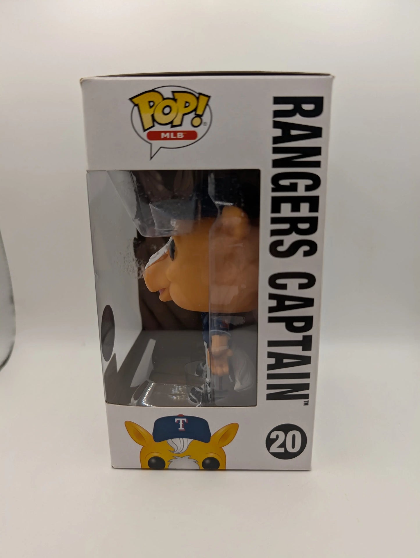 Texas Rangers Captain 20 ~ MLB Mascots: Texas Rangers ~ Funko Pop Vinyl FRENLY BRICKS - Open 7 Days
