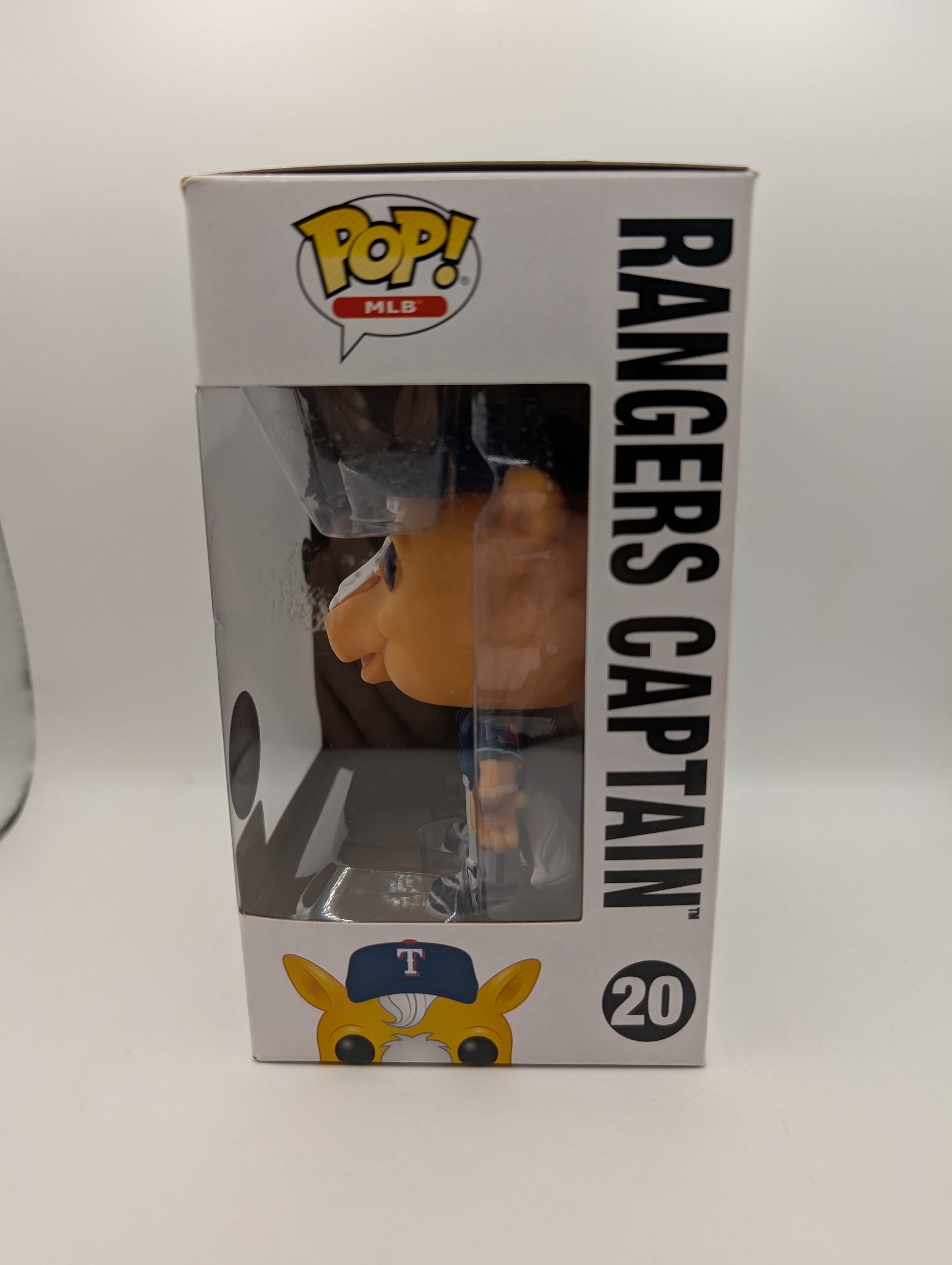 Texas Rangers Captain 20 ~ MLB Mascots: Texas Rangers ~ Funko Pop Vinyl FRENLY BRICKS - Open 7 Days