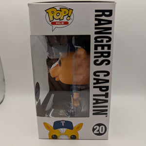 Texas Rangers Captain 20 ~ MLB Mascots: Texas Rangers ~ Funko Pop Vinyl FRENLY BRICKS - Open 7 Days