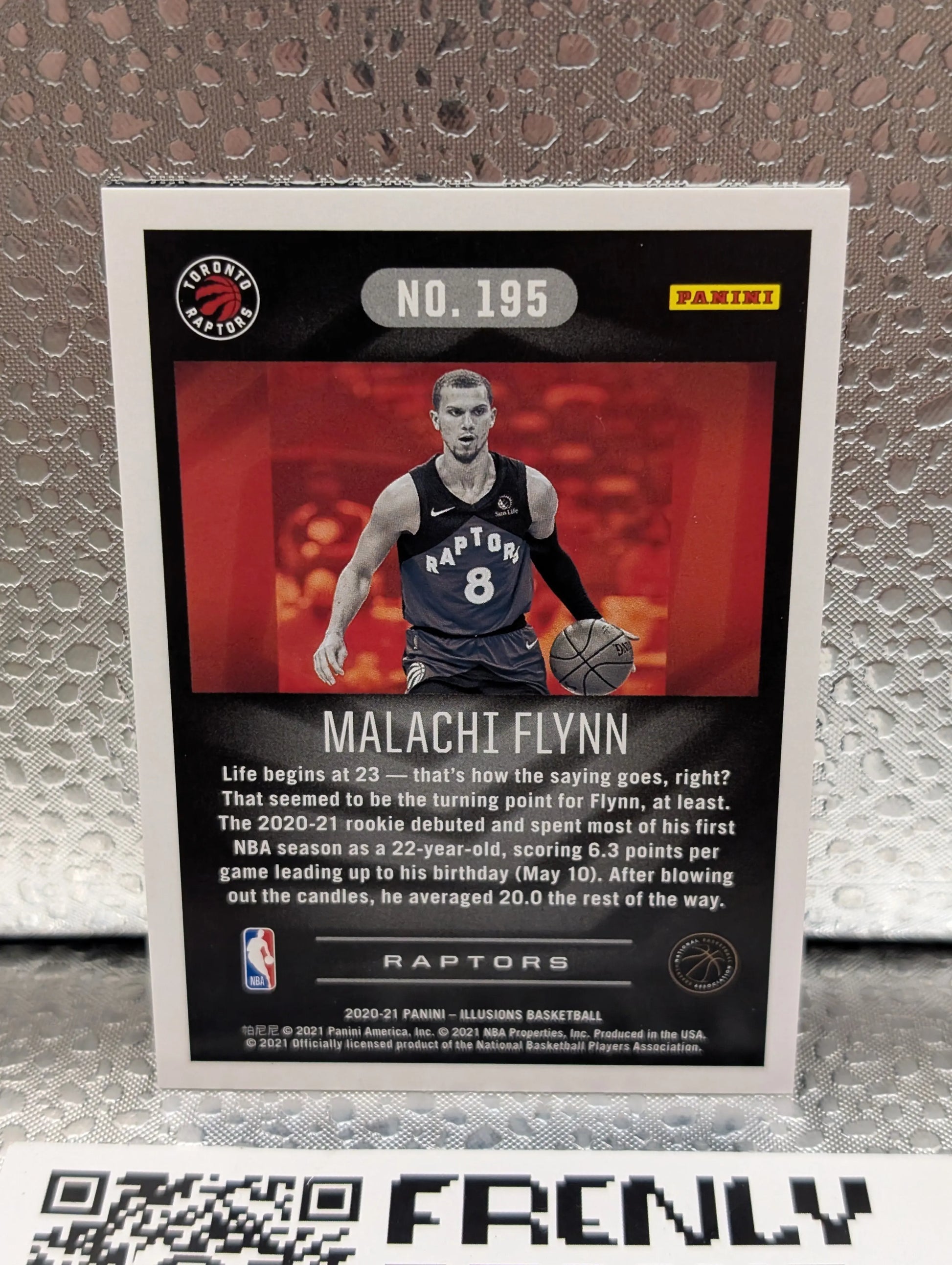 2020-21 Panini Illusions Malachi Flynn Rookie RC /8 FRENLY BRICKS - Open 7 Days