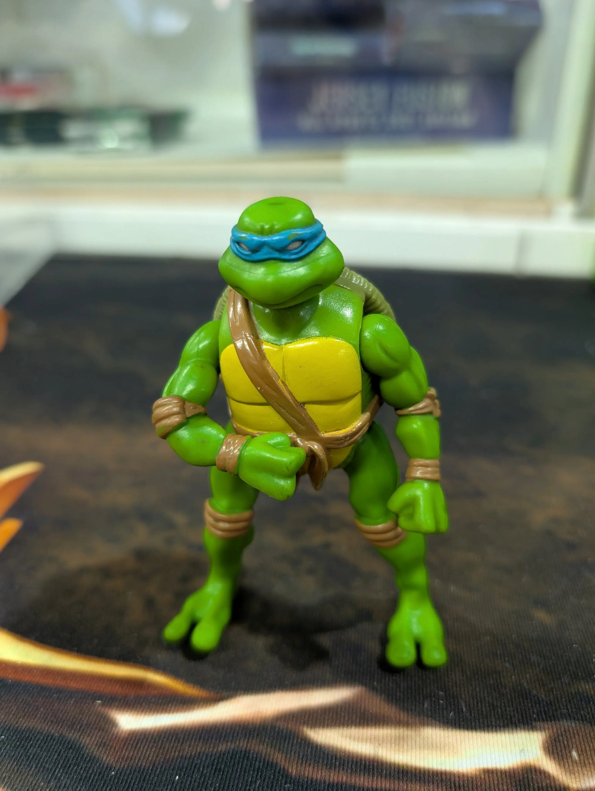 2005 Leonardo 4.25" McDonald's EUROPE Action Figure Teenage Mutant Ninja Turtles FRENLY BRICKS - Open 7 Days