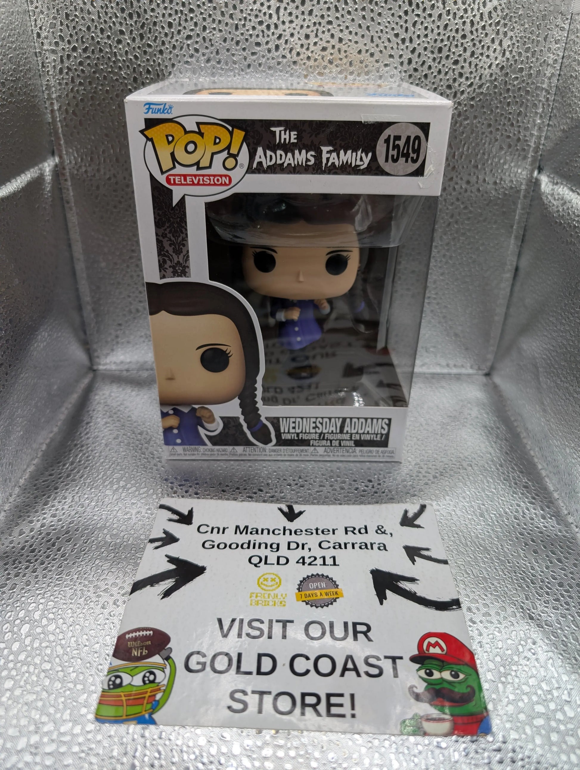 Funko POP! The Addams Family S3 Vinyl Figure - WEDNESDAY ADDAMS #1549 FRENLY BRICKS - Open 7 Days