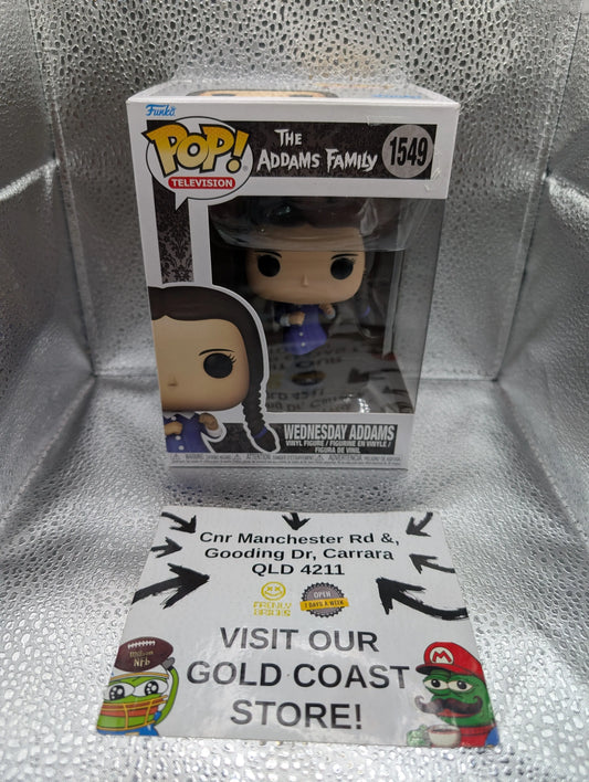 Funko POP! The Addams Family S3 Vinyl Figure - WEDNESDAY ADDAMS #1549 FRENLY BRICKS - Open 7 Days
