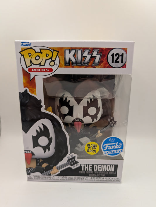 The Demon - KISS Funko Pop #121 - Funko Exclusive GITD