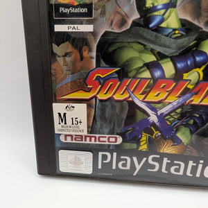 Soul Blade With Manual -  PS1 - PlayStation 1 - PAL - Fat Case - Vintage Video Game FRENLY BRICKS - Open 7 Days