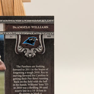 Panini Crown Royale 2010 DeAngelo Williams Auto Glove /10 THE ZONE FRENLY BRICKS - Open 7 Days