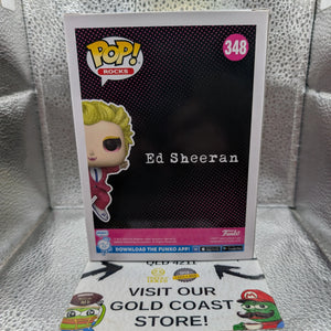 ED SHEERAN - DIAMOND GLITTER S.E. FUNKO POP ROCKS - No. 348 -2023 FRENLY BRICKS - Open 7 Days