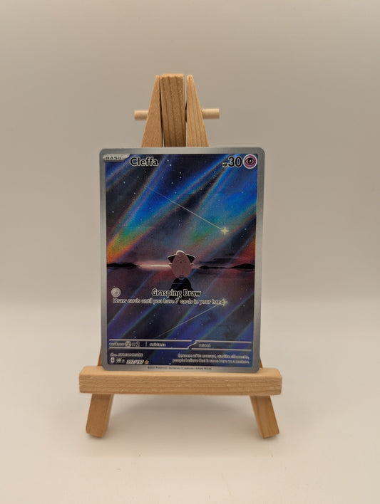 Pokémon TCG Cleffa Sv03: Obsidian Flames 202/197 Holo Illustration Rare FRENLY BRICKS - Open 7 Days