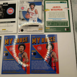 Detroit Pistons NBA Basketball Card Lot, Rookies, Patch, Auto, Cade Cunningham FRENLY BRICKS - Open 7 Days