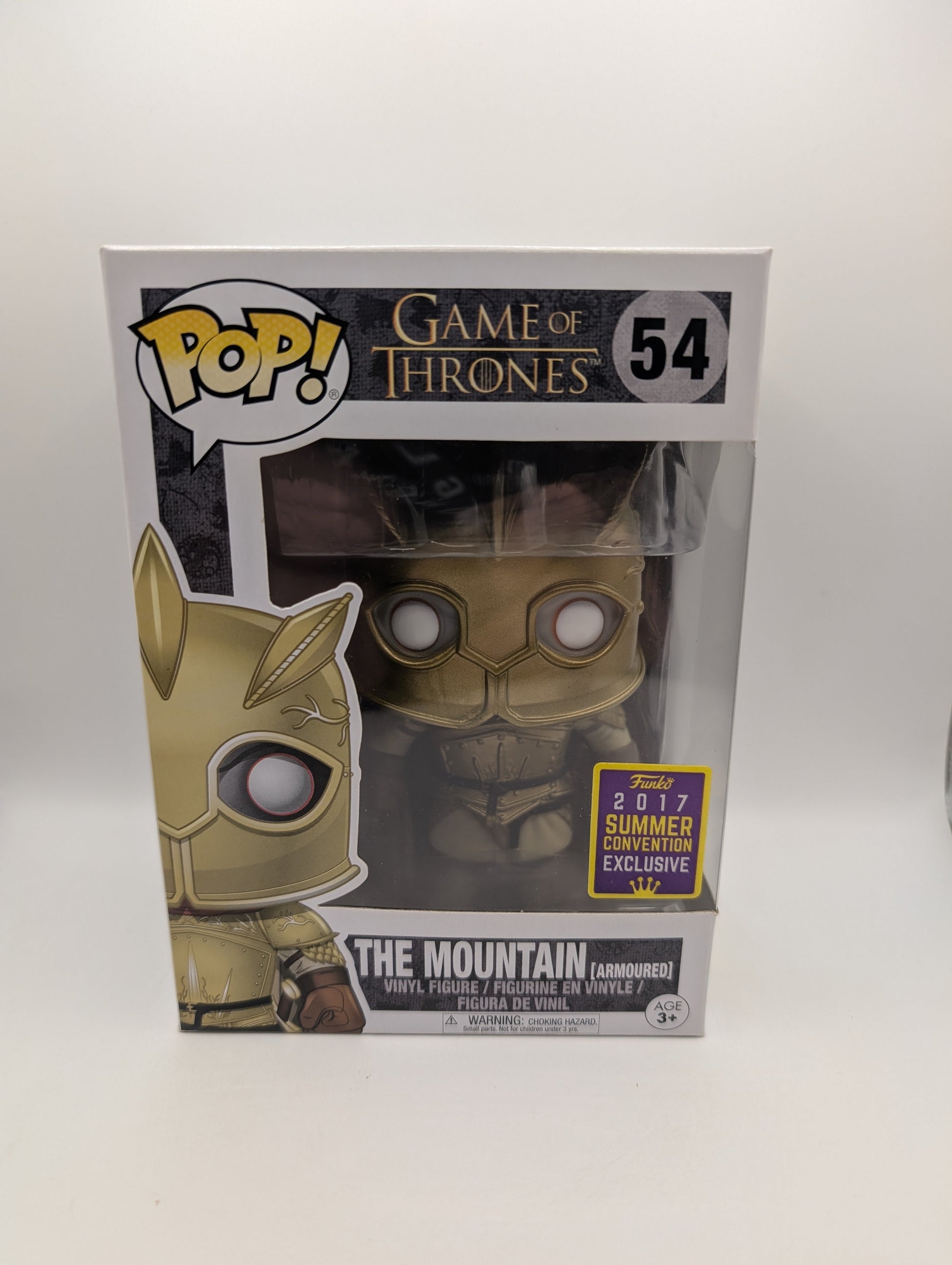 Game of Thrones The Mountain 54 (Armoured) SDCC 2017 Funko Pop! FRENLY BRICKS - Open 7 Days