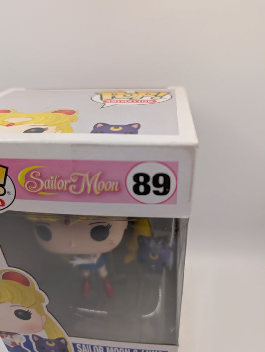 Sailor Moon & Luna (GLITTER) 89 ~ Funko Pop Vinyl ~ Animation FRENLY BRICKS - Open 7 Days