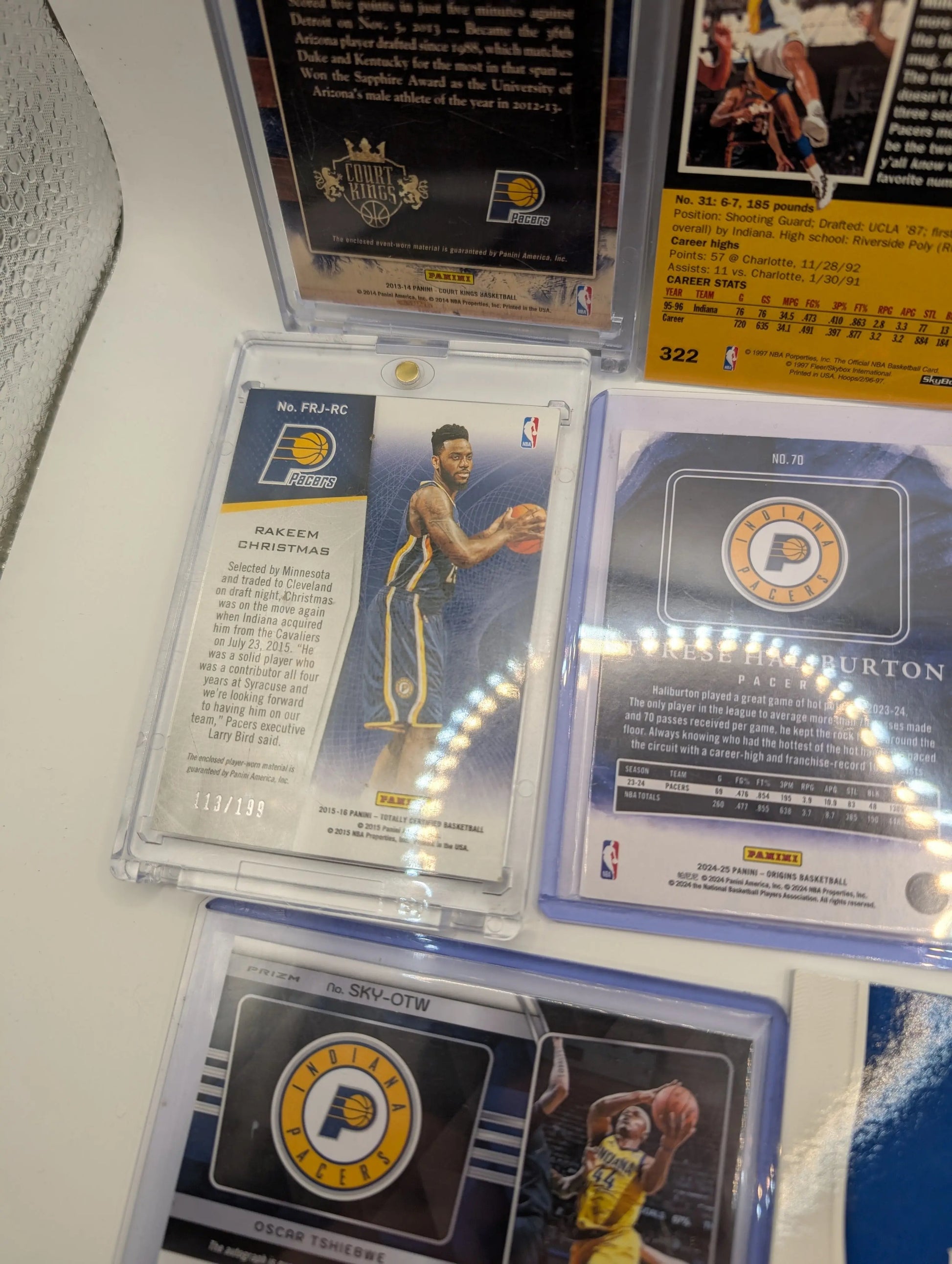 Indiana Pacers NBA Basketball Card Lot, Rookies, Patch, Auto, Tyrese Haliburton FRENLY BRICKS - Open 7 Days