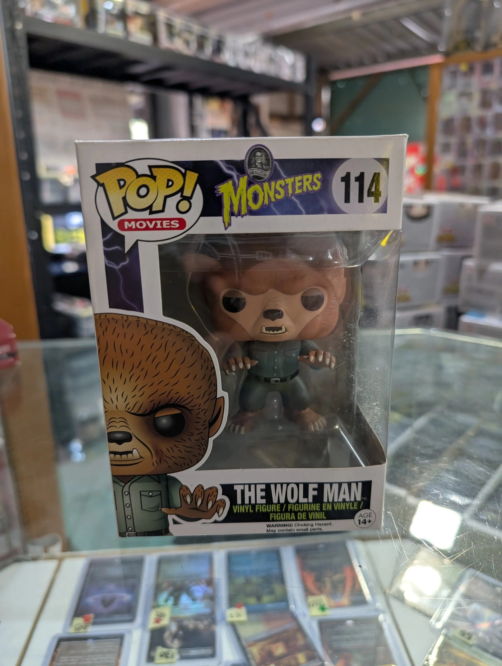 The Wolf Man 114 ~ Universal Monsters ~ Funko Pop Vinyl FRENLY BRICKS - Open 7 Days
