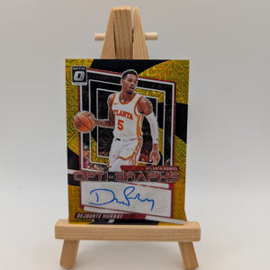 2023-24 Donruss Optic Opti-Graphs #OG-MUR Dejounte Murray Black Gold Mojo /8 SSP