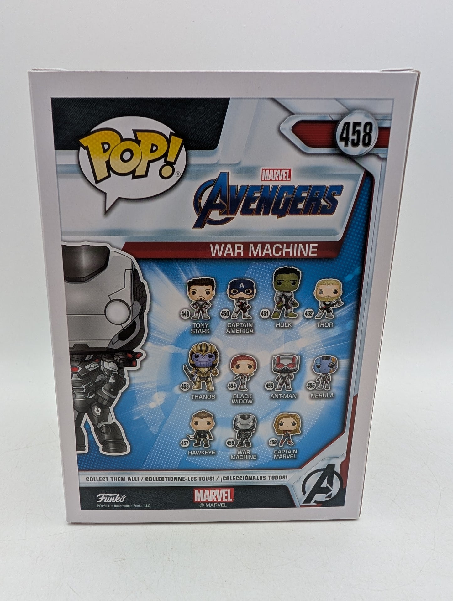 Funko POP! Marvel Avengers Warmachine #458 Vinyl Figure