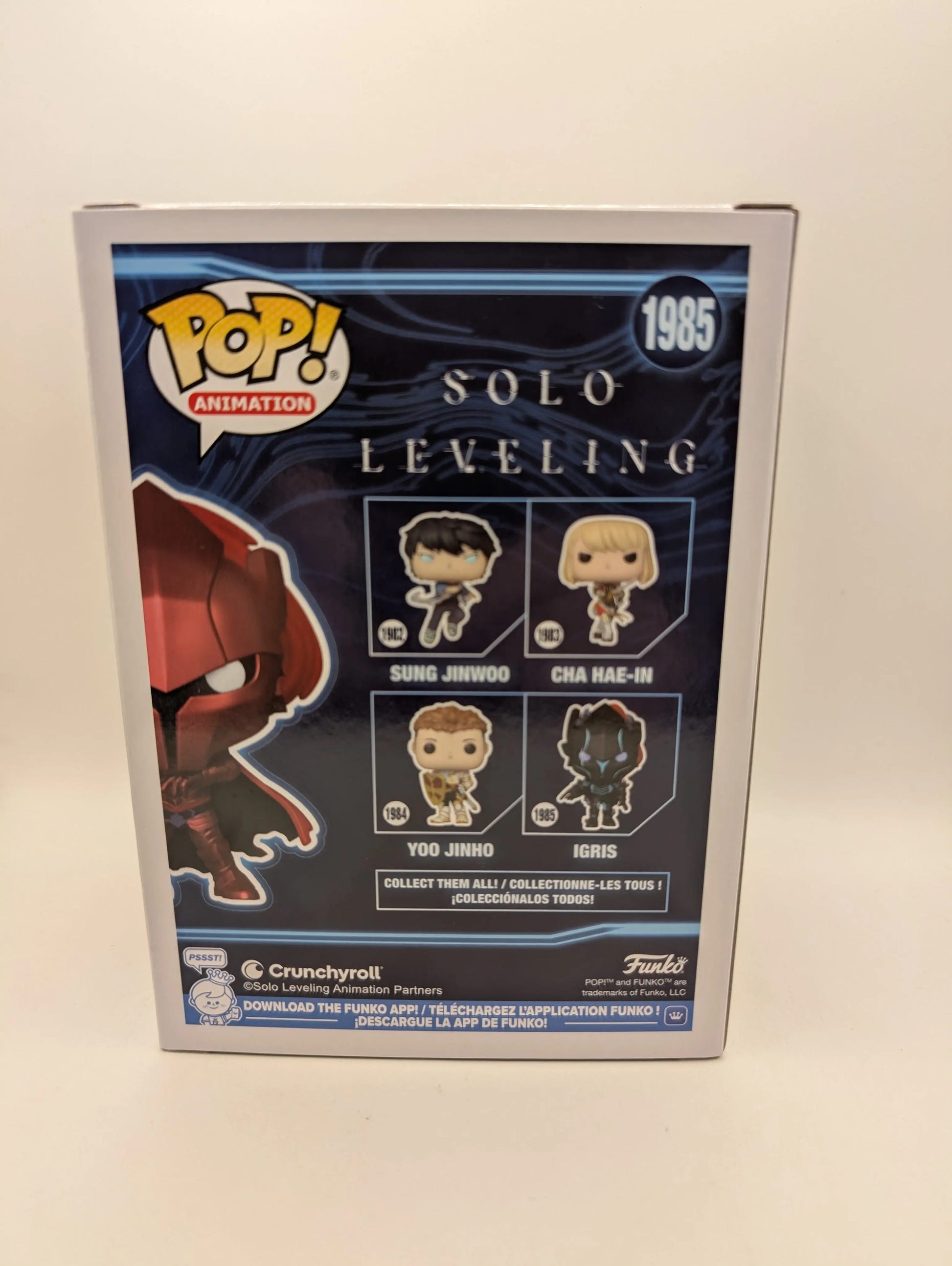 Funko Pop! Vinyl: Solo Leveling - Igris #1985 CHASE FRENLY BRICKS - Open 7 Days image 3