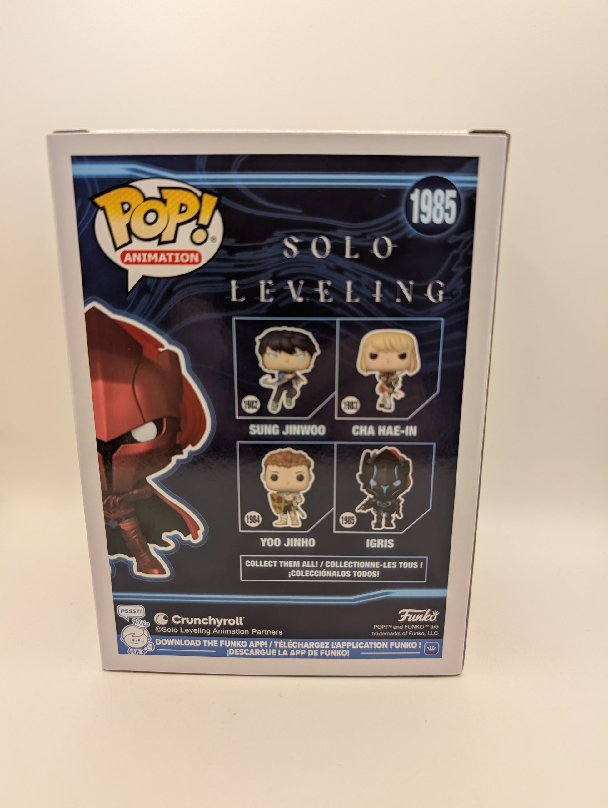 Funko Pop! Vinyl: Solo Leveling - Igris #1985 CHASE