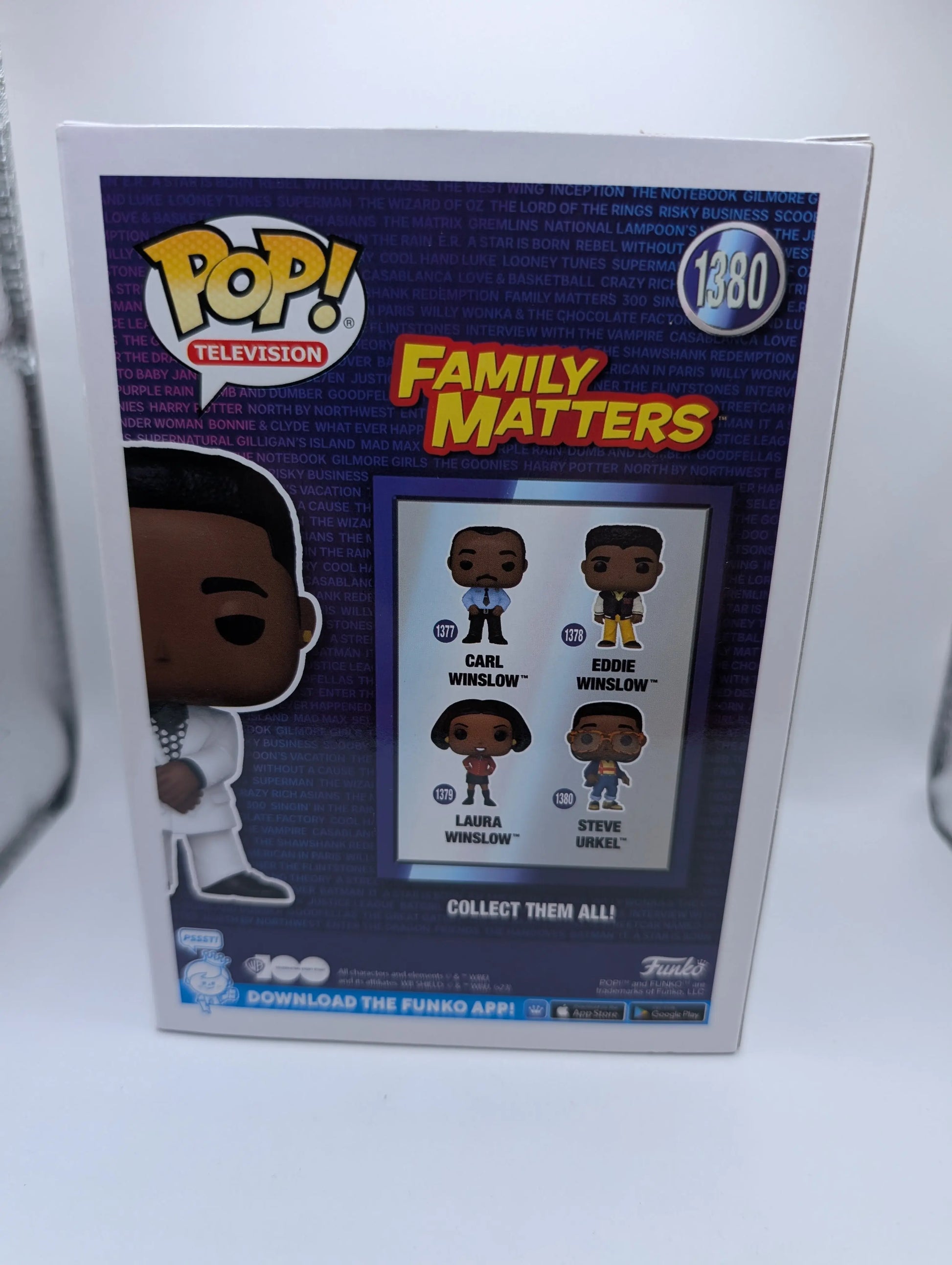 Funko Pop Family Matters Steve Urkel Chase 1380 WB 100 FRENLY BRICKS - Open 7 Days