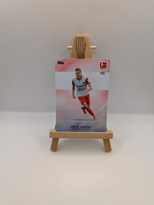 2026 Topps Bundesliga Phillip Lienhart 4/5 Soccer FRENLY BRICKS - Open 7 Days