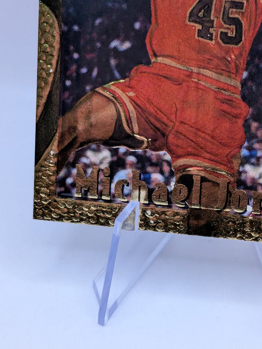 1994-95 Topps Embossed - Michael Jordan #121 Golden Idol FRENLY BRICKS - Open 7 Days