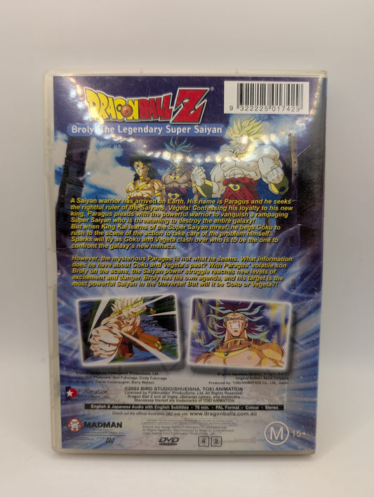 Dragon Ball Z-Broly-The Legendary Super Saiyan : Movie 8 (DVD, 2002) FRENLY BRICKS - Open 7 Days