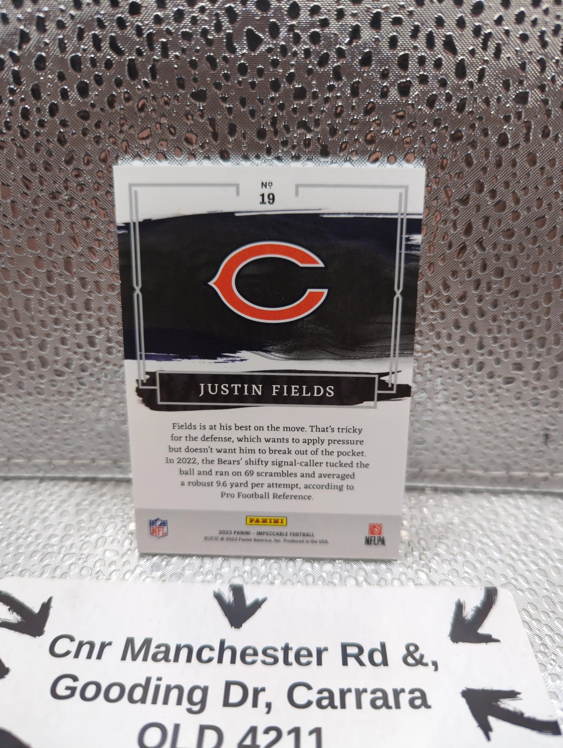 2023 Panini Impeccable Justin Fields /8 CHICAGO BEARS FRENLY BRICKS - Open 7 Days