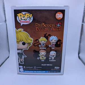 MELIODAS 7 DEADLY SINS 1340 Funko Pop Vinyl FRENLY BRICKS - Open 7 Days