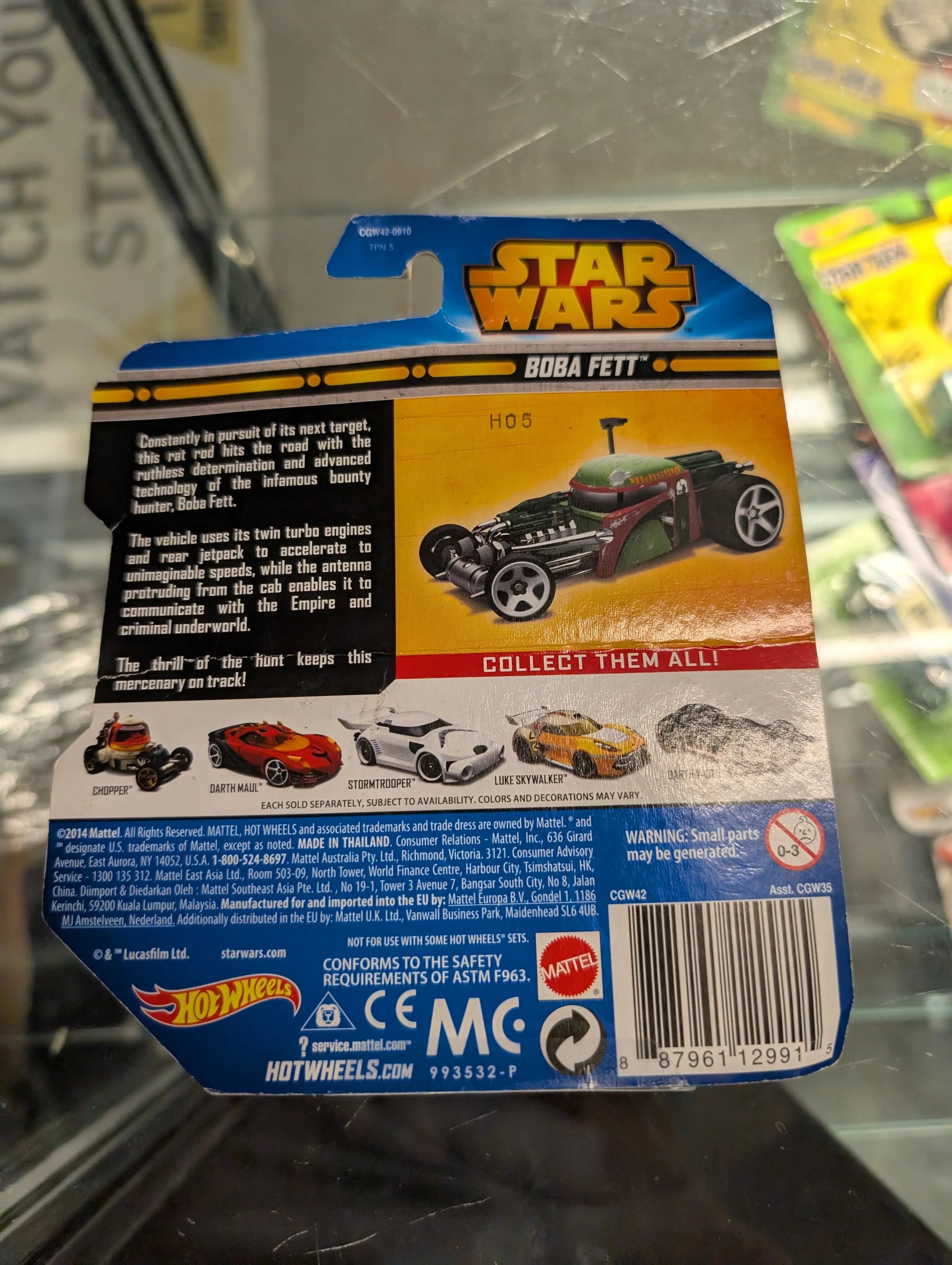 2014 Hot Wheels Star Wars BOBA FETT FRENLY BRICKS - Open 7 Days