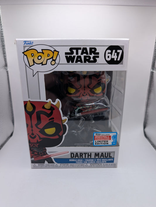 Funko Pop! Star Wars - Darth Maul #647 NYCC 2023 Exclusive FRENLY BRICKS - Open 7 Days