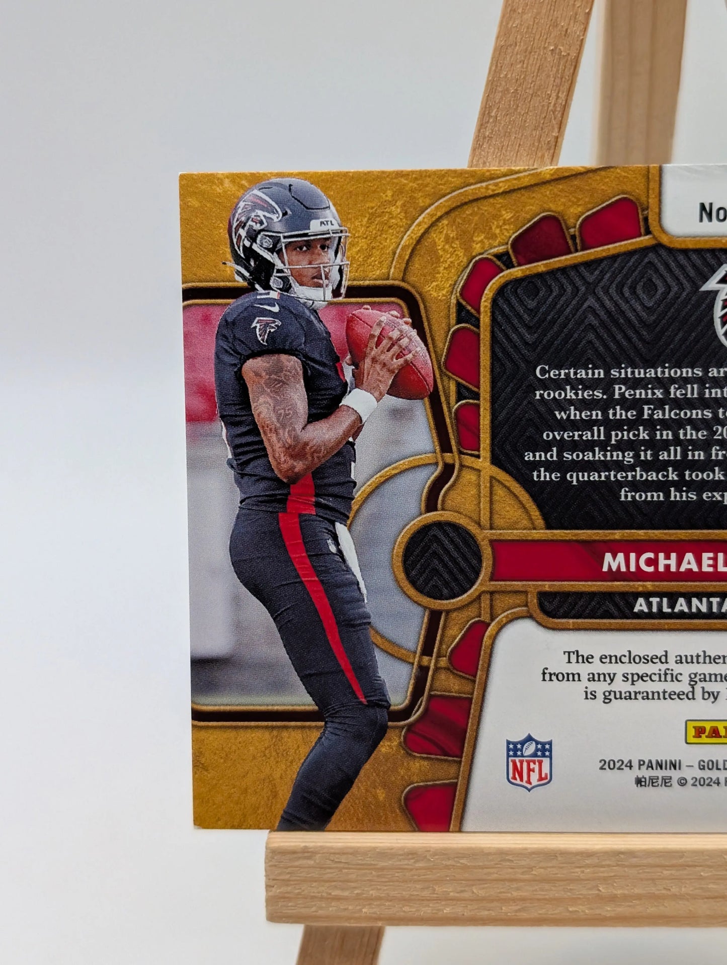 24 Panini Rookie Patch Auto RPA Michael Penix Jr. /49 Panini Gold Standard FRENLY BRICKS - Open 7 Days