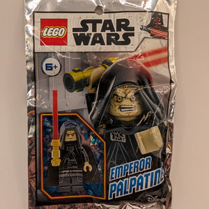 LEGO 912169 STAR WARS EMPEROR PALPATINE Promo Foil Pack Set  DISNEY FRENLY BRICKS - Open 7 Days