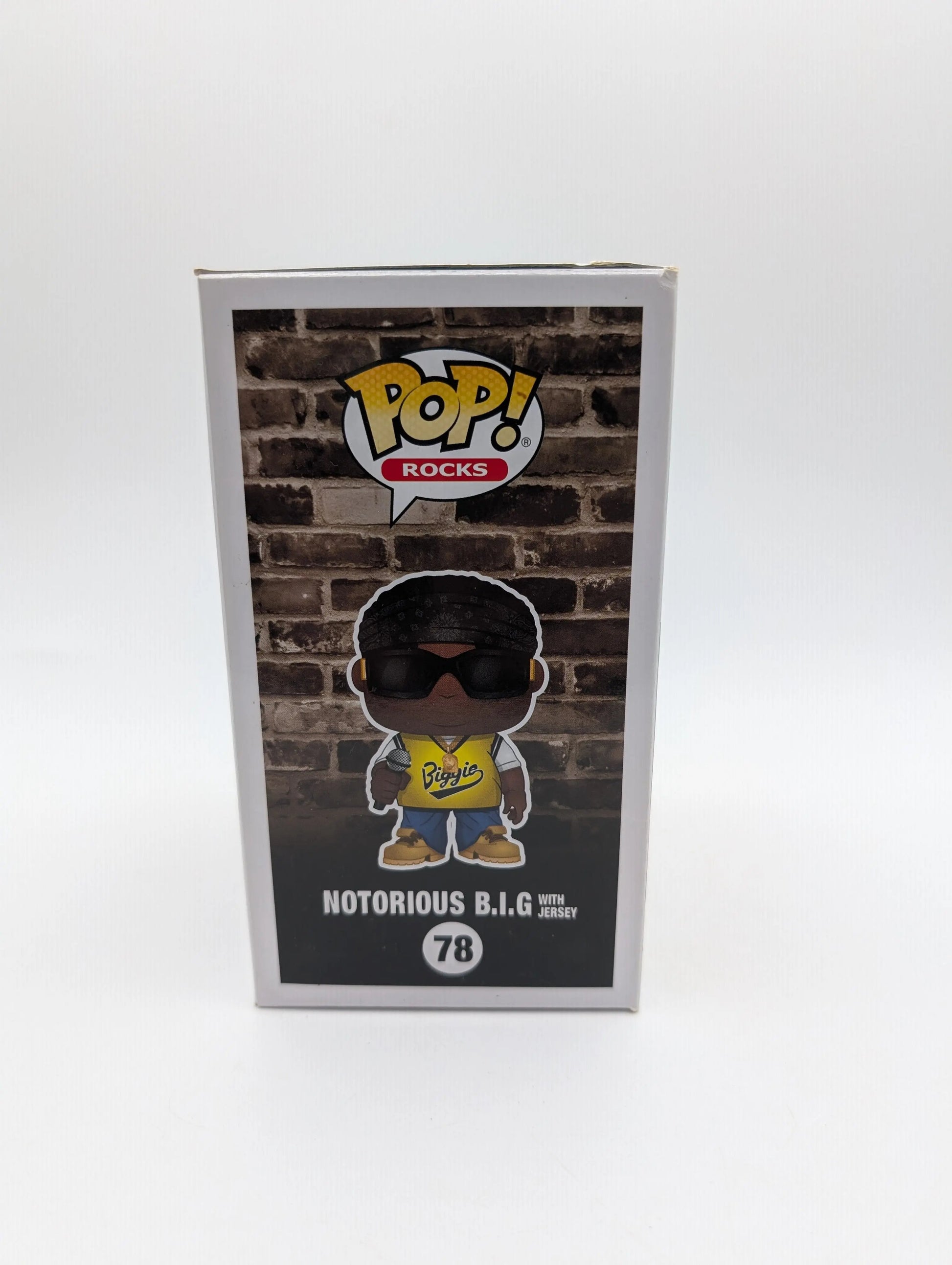 Funko Pop Notorious Big B.I.G. #78 Biggie Smalls Jersey Gangster Rap FRENLY BRICKS - Open 7 Days