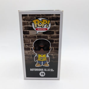 Funko Pop Notorious Big B.I.G. #78 Biggie Smalls Jersey Gangster Rap FRENLY BRICKS - Open 7 Days